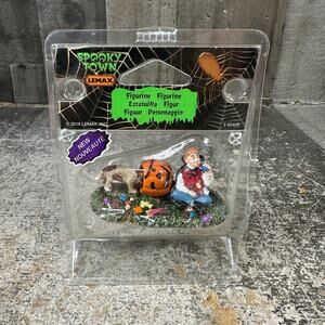 Retired - Lemax 62429 CANDY THIEF Spooky Town Figurine Halloween New In Package